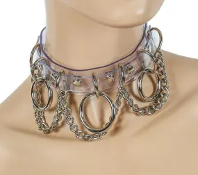 3 Ring Hanging Chain Choker