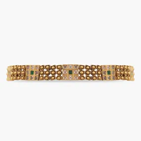 Abstract Square Antique Choker