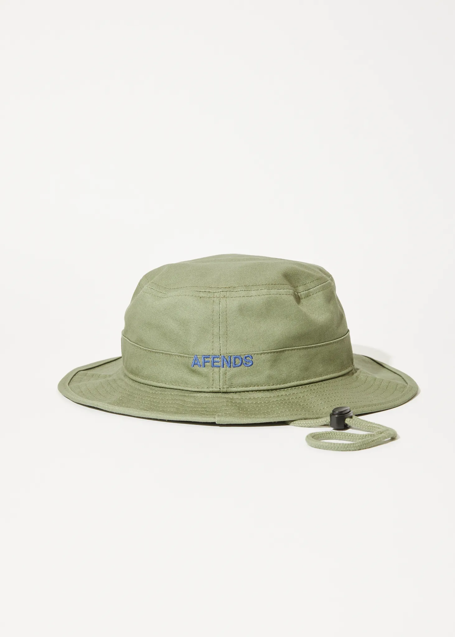 AFENDS Mens Flame - Bucket Hat - Olive