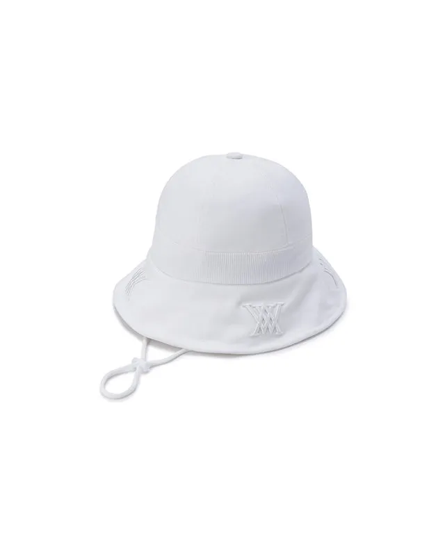 ANEW Women's Logo Unbalanced Bucket Hat - White