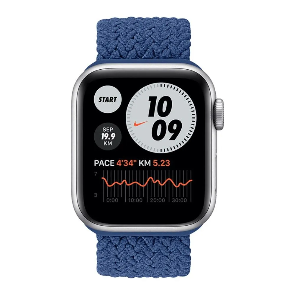 Apple Watch (41mm) elastic watch strap - Blue / Size: S