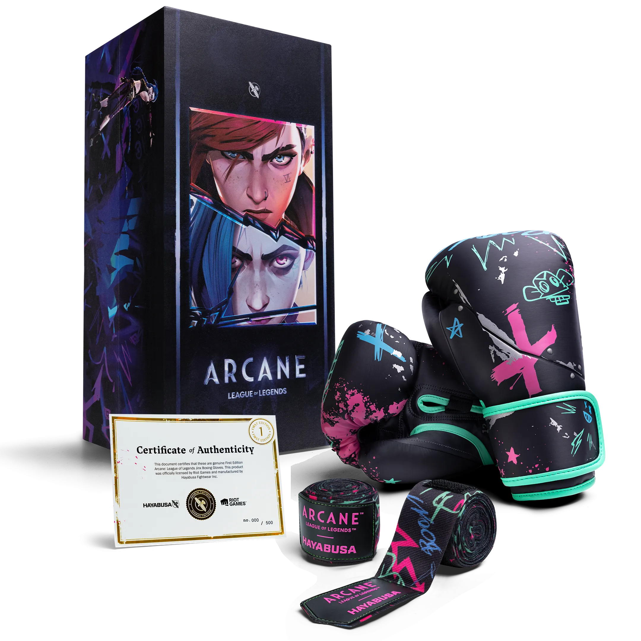 Arcane Jinx Boxing Gloves & Hand Wraps