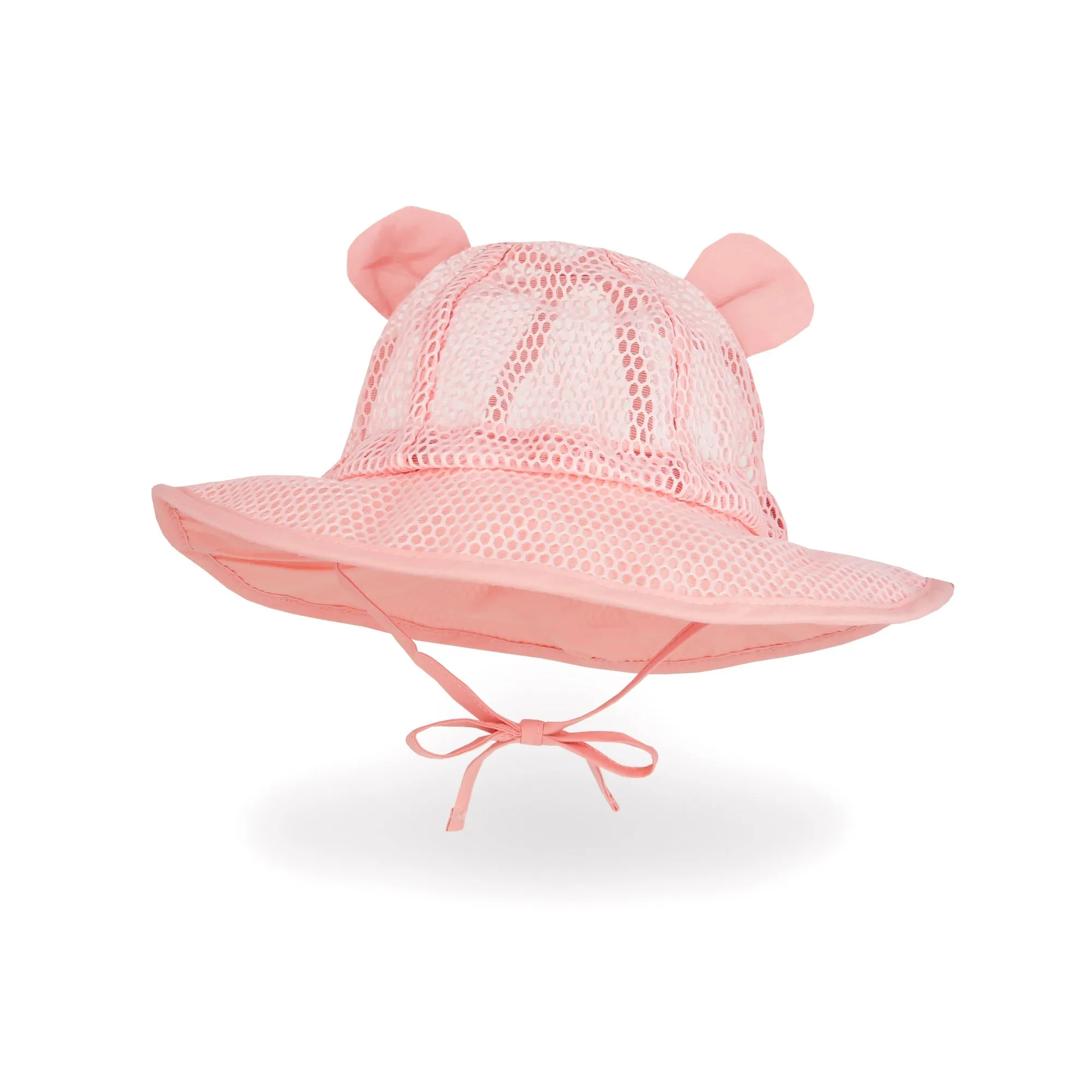 Baby Mesh Bucket Hat Toddler Sun Floppy Hat | Black