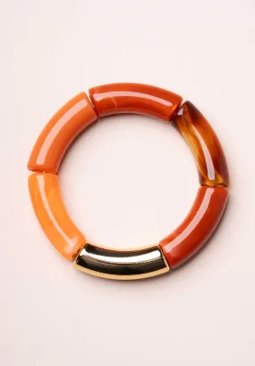 Bangle 23pabr01 Lithos Jonc Red-Gold