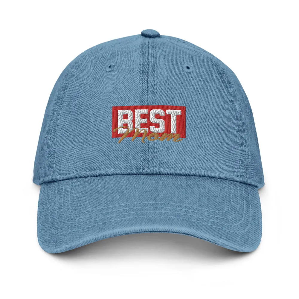 BEST MOM Signature Denim Hat