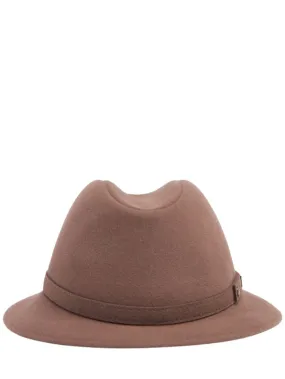 Borsalino   4.5cm Pocket wool felt hat 