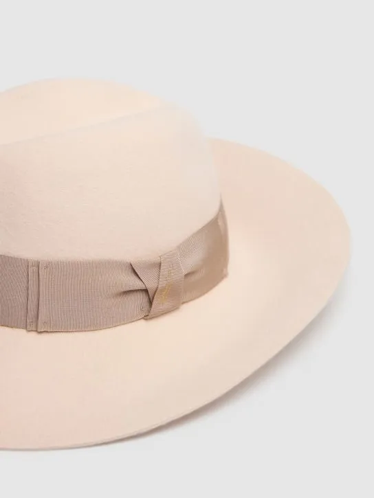 Borsalino   Claudette brushed felt hat 