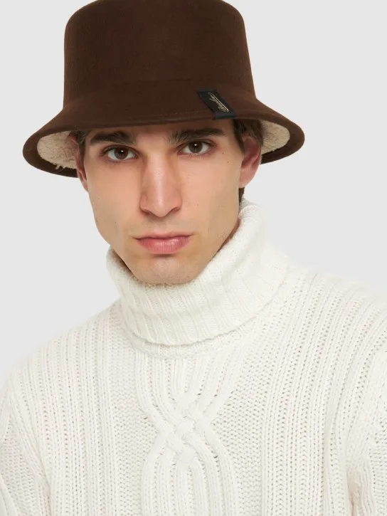 Borsalino   Ken bucket felt hat 