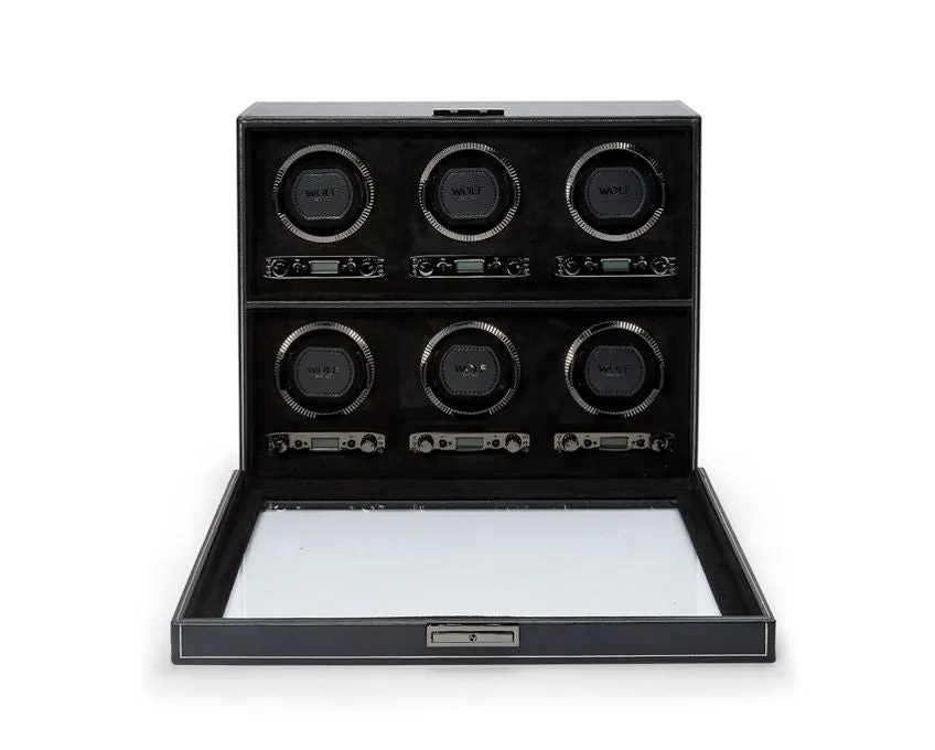 British Racing 6 Piece Watch Winder (Green)