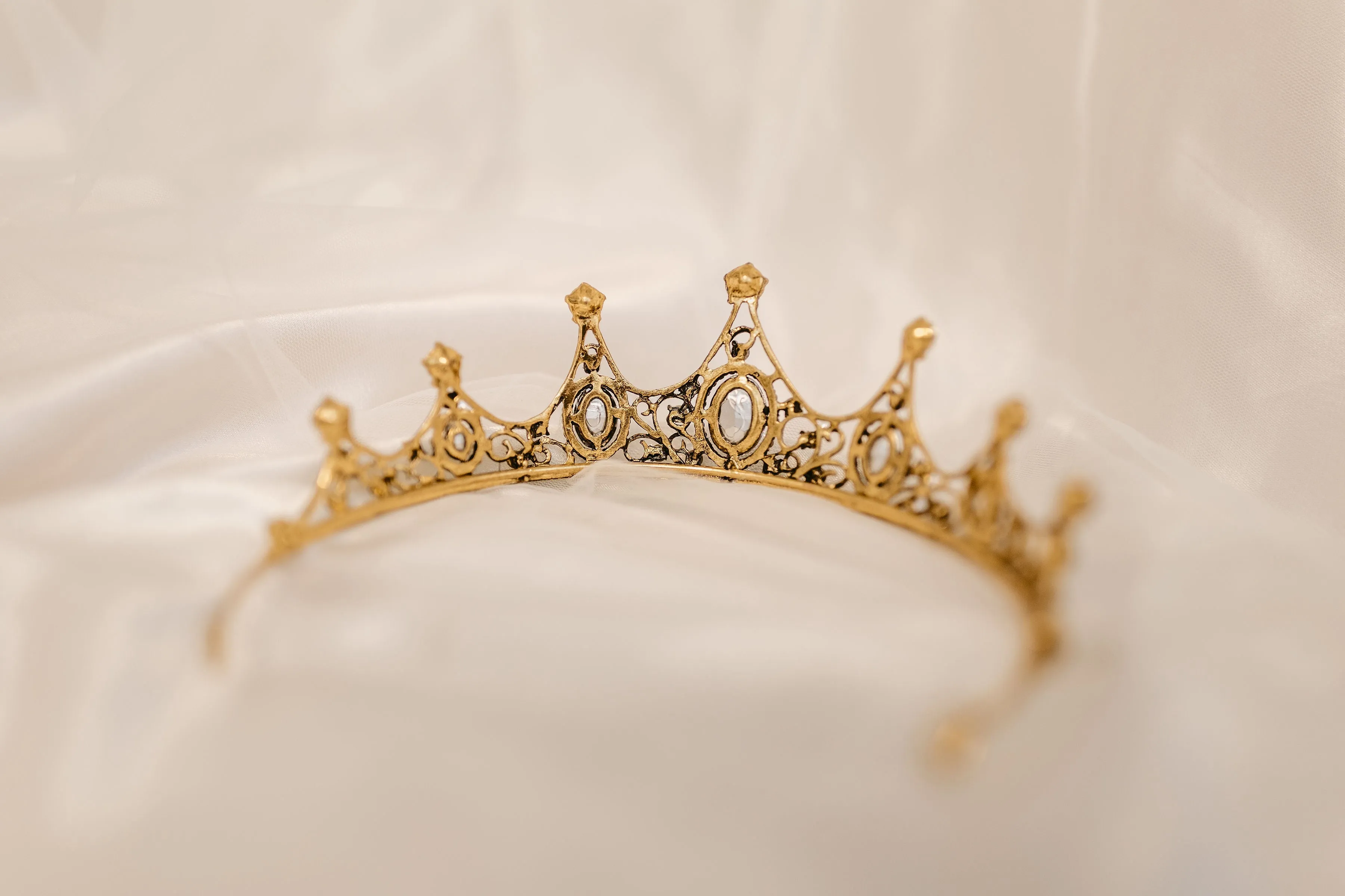 Cindy's Tiara in Purple & Gold