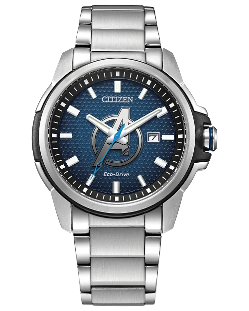 Citizen Avengers Blue Dial Stainless Steel Bracelet Watch AW1651-52W