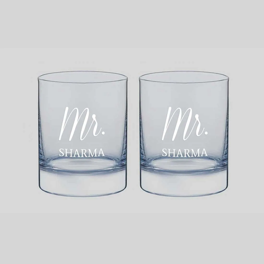 Classy Customized Whiskey Glass - Anniversary Gift For Husband - Mr