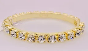 Crystal Hinge Bangle Bracelet