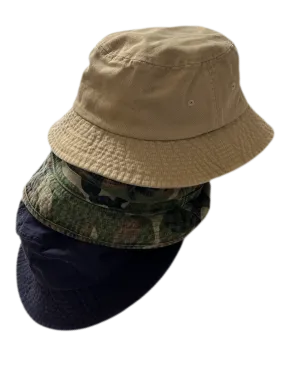 custom embroidered unisex *can be personalized canvas bucket hat *khaki , olive, camo and monogramming available