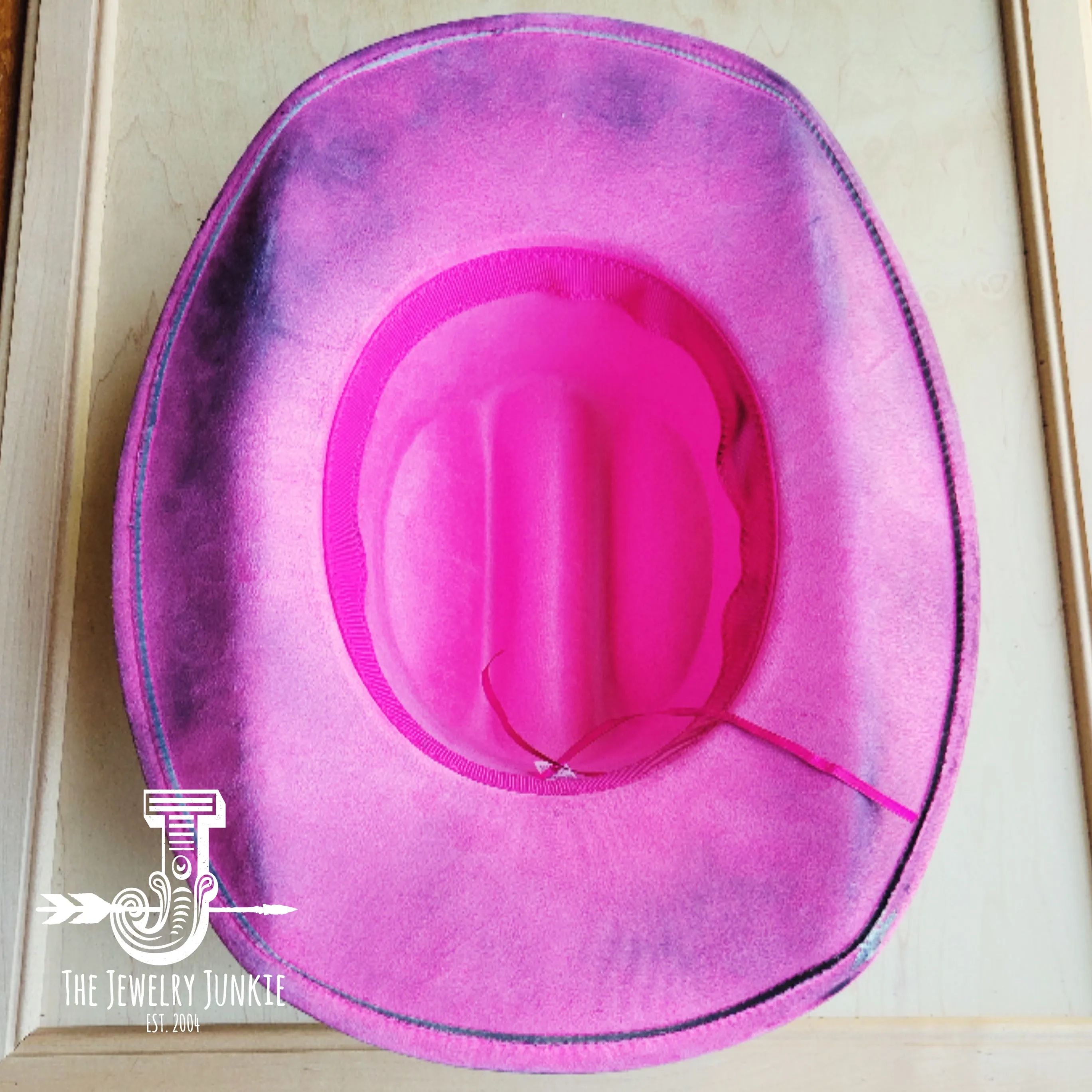 CUSTOM Hand-Painted Cowgirl Western Boho Hat & Band (A12)