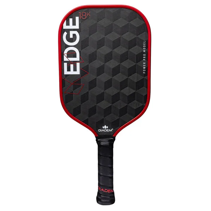 Diadem Edge 18K Power Pro Pickleball Paddle - Red