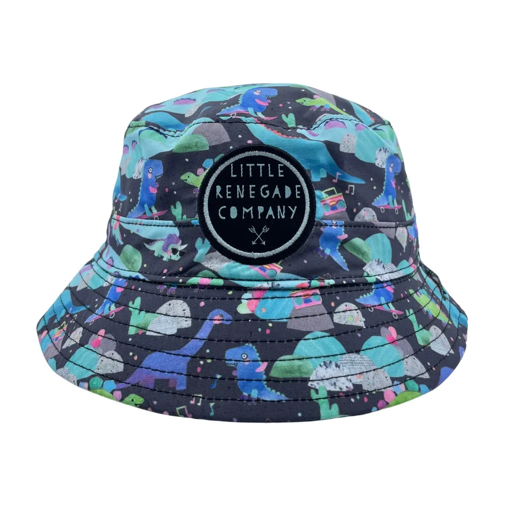 DINO PARTY REVERSIBLE BUCKET HAT - 4 Sizes