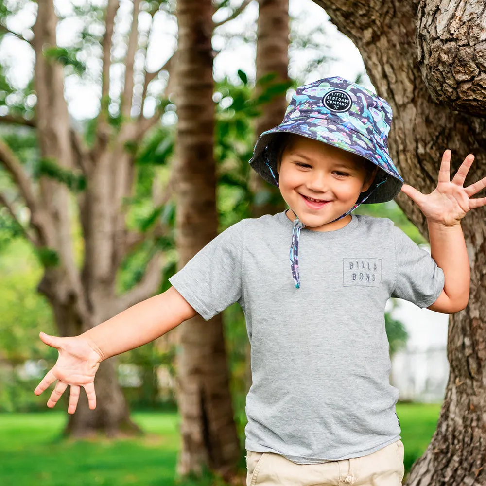 DINO PARTY REVERSIBLE BUCKET HAT - 4 Sizes