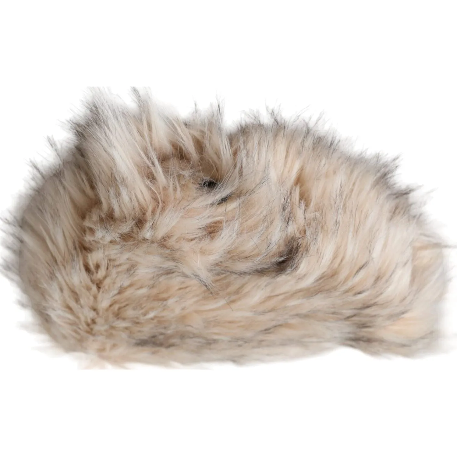 Dolce & Gabbana Beige Acrylic Fur Women Bucket Hat