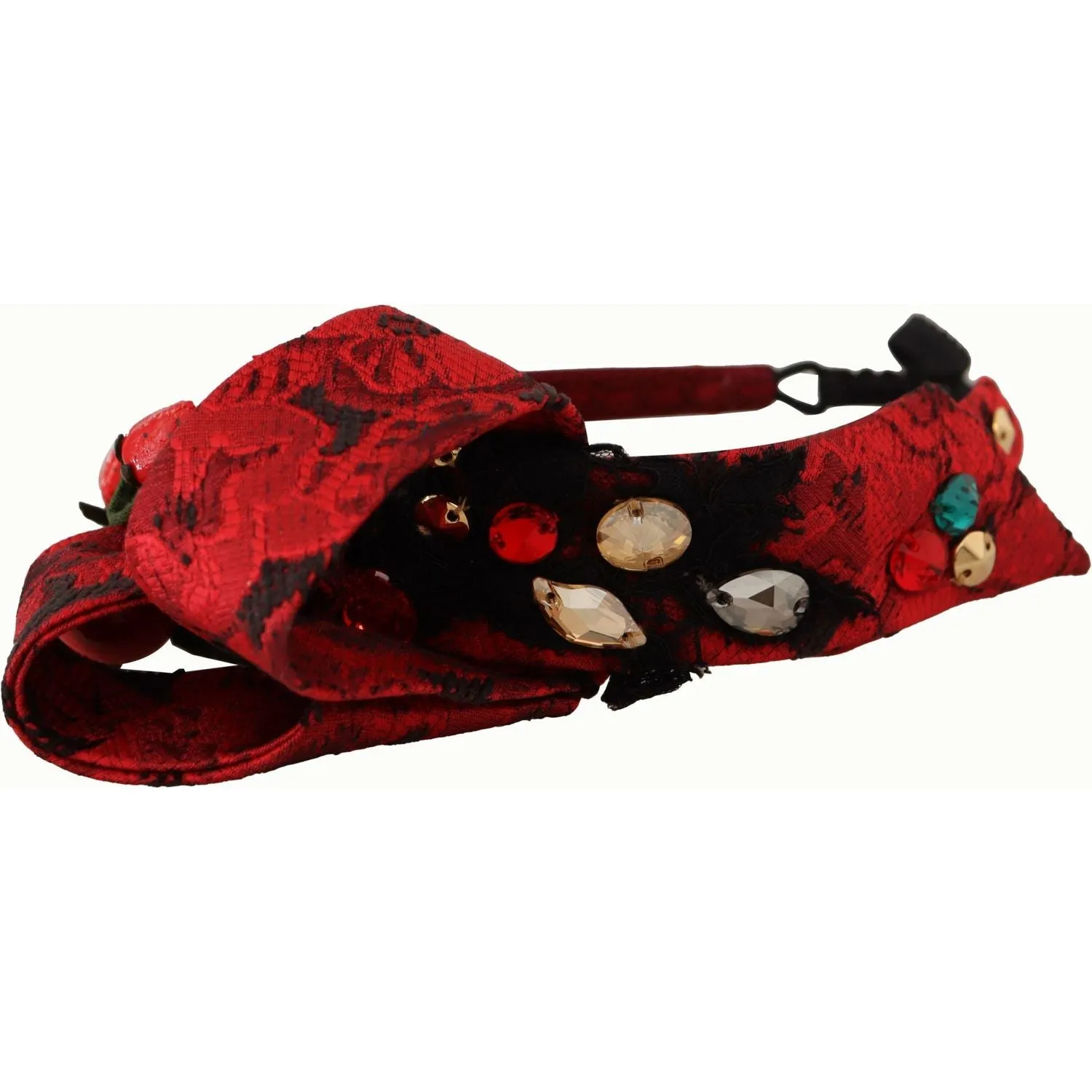 Dolce & Gabbana Cherry Sicily Embellished Red Diadem