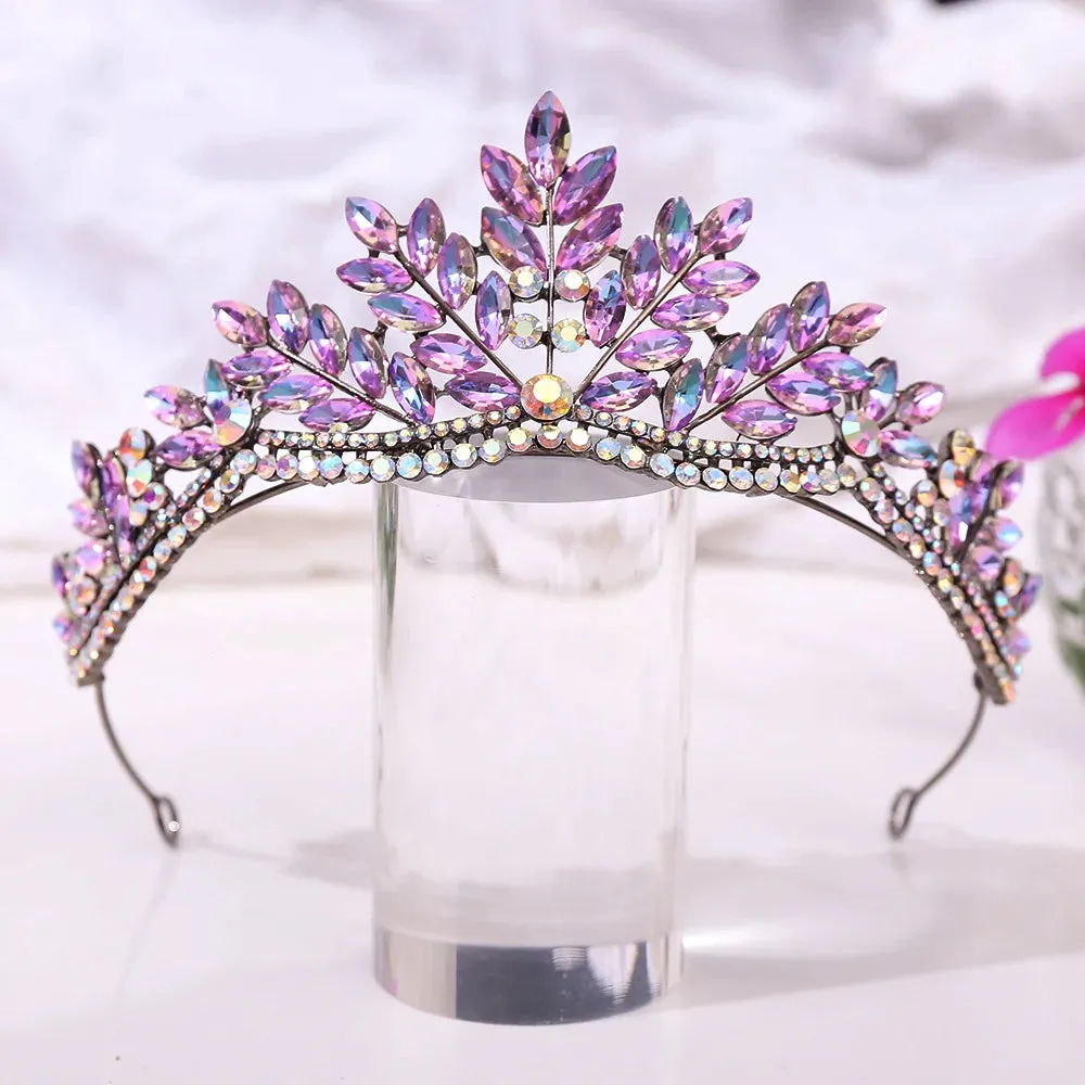 Elated Blooming Sparkly Tiara