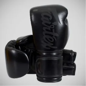 Fairtex BGV14 Microfiber Boxing Gloves Black