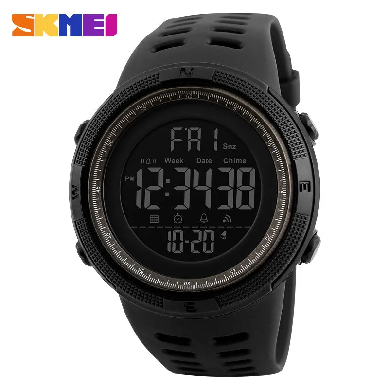 Fashion Outdoor Sport Watch Men Multifunction Watches Alarm Clock Chrono 5Bar Waterproof Digital Watch reloj hombre