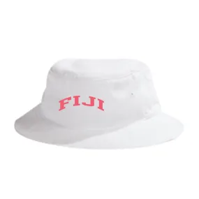 FIJI Beach Day White bucket hat