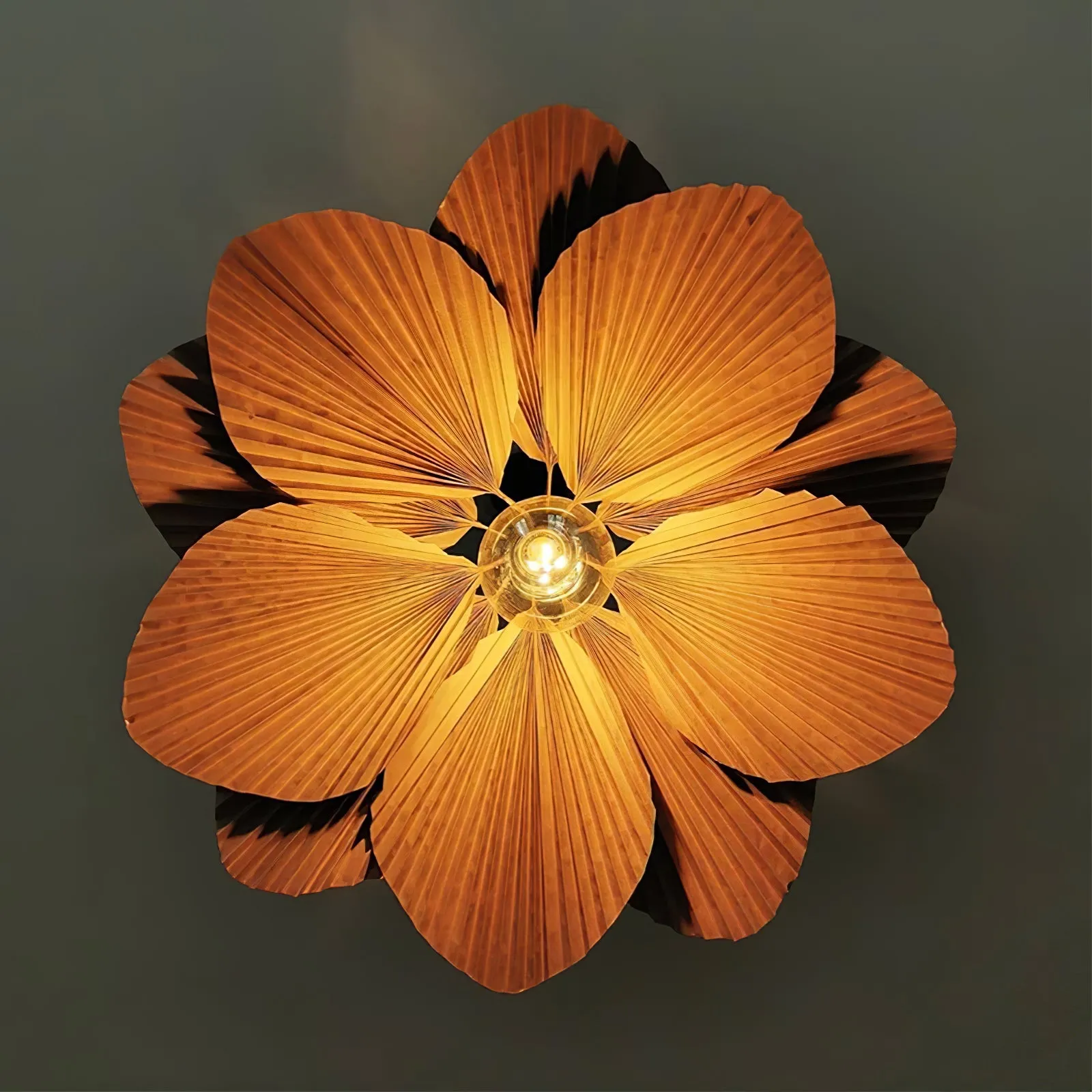 Folded Leaf Lotus Pendant Lamp