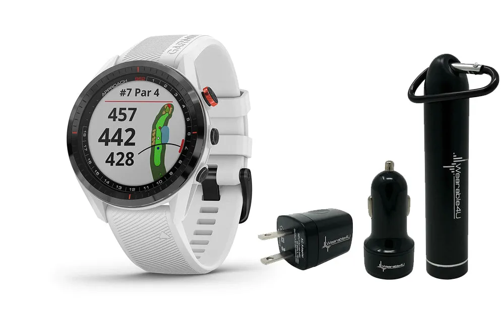 Garmin Approach S62, Premium Golf GPS Watch, Built-in Virtual Caddie, Mapping and Full Color Screen