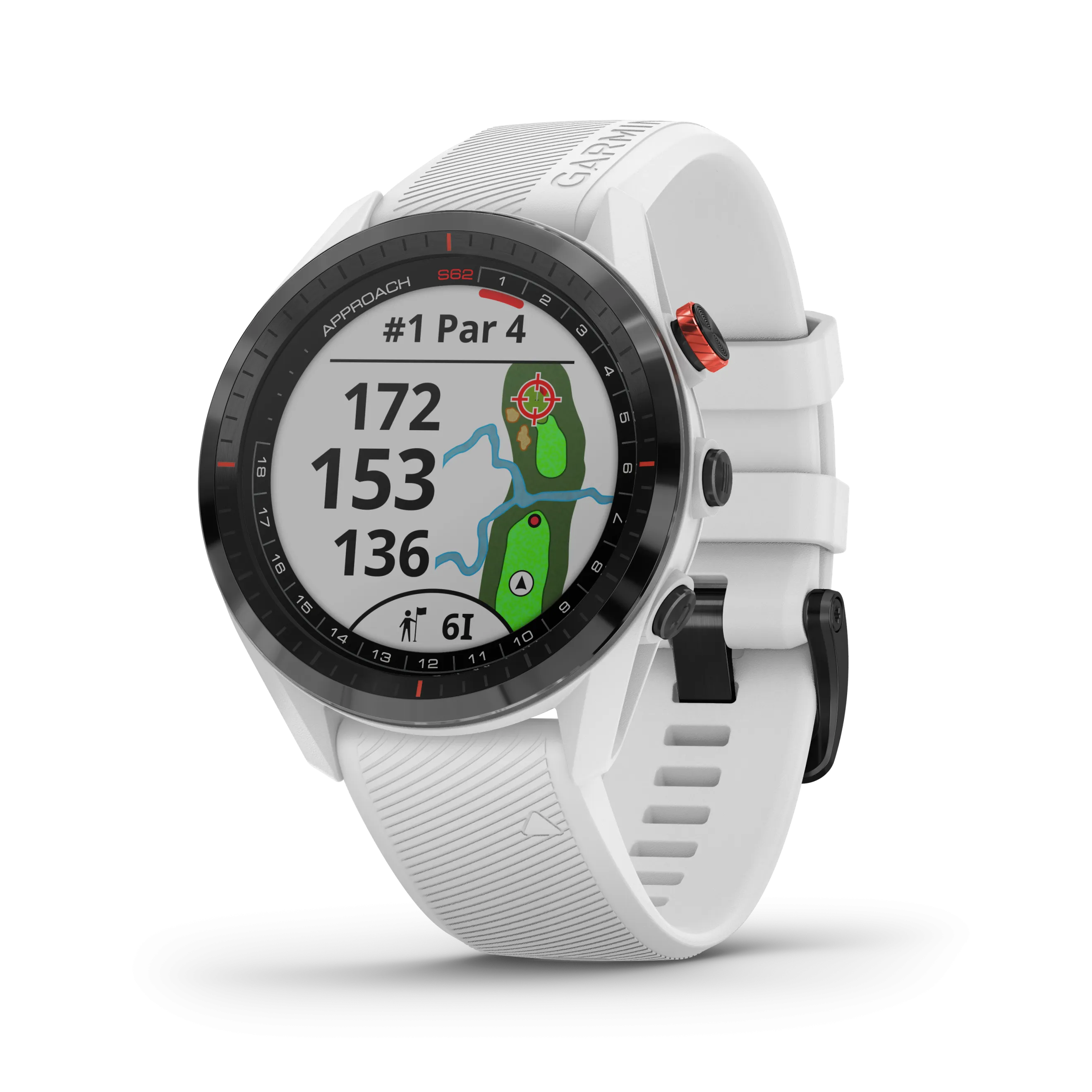 Garmin Approach S62, Premium Golf GPS Watch, Built-in Virtual Caddie, Mapping and Full Color Screen