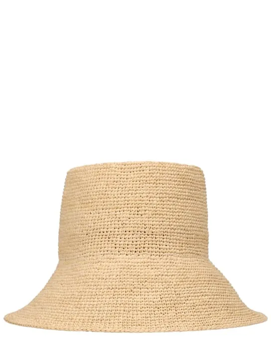 Janessa Leone   Felix straw bucket hat 