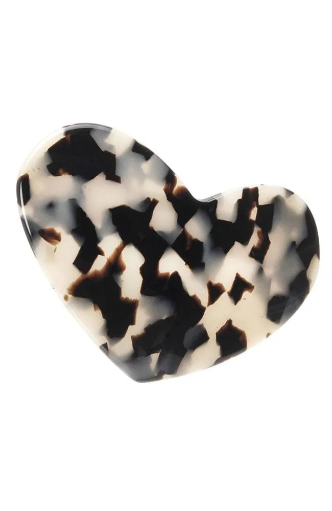 Large Heart Barrette - Classic