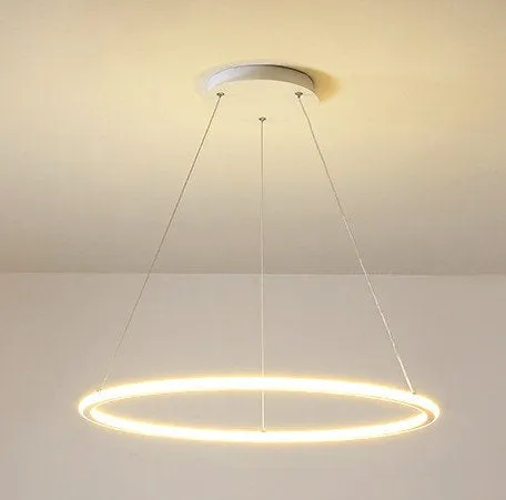 LED Minimalism Circle Pendant Light