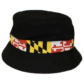 Maryland Flag Outline / Bucket Hat