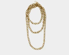 Medium Link Multi Layer Long Sautoir Romance in Milan Necklace - The Milano