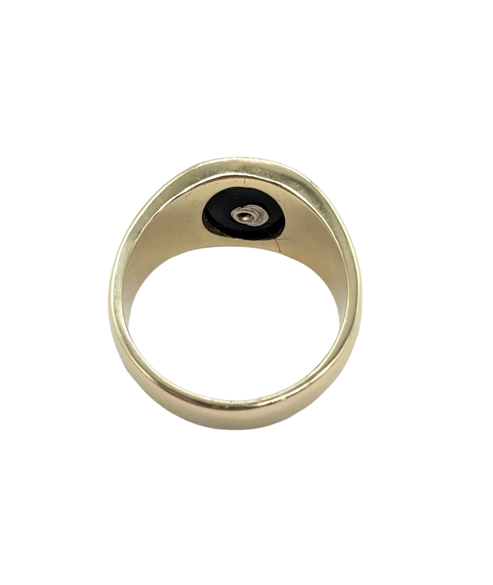 Men's Black Masonic Ring