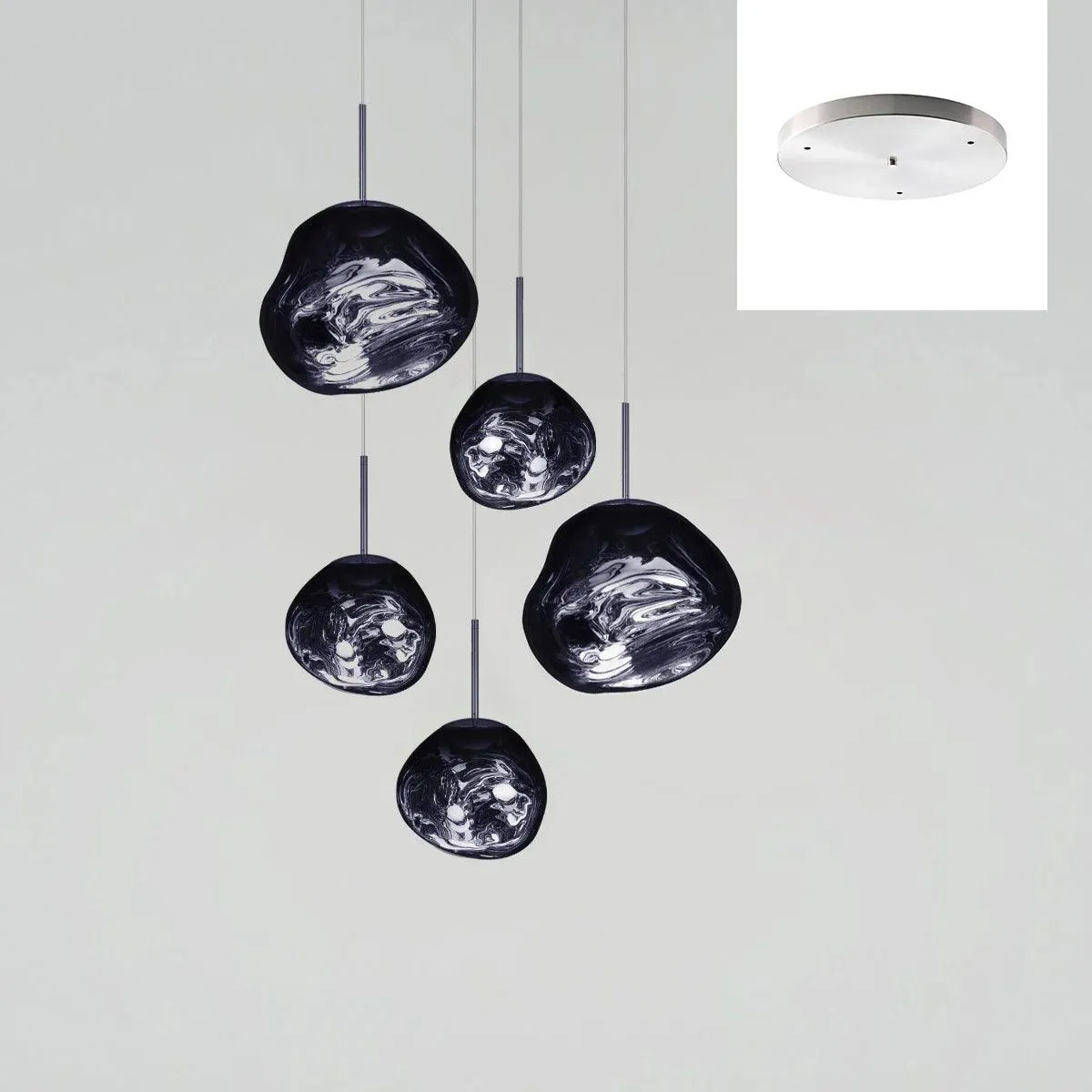 Multi Lava Round Pendant Lamp