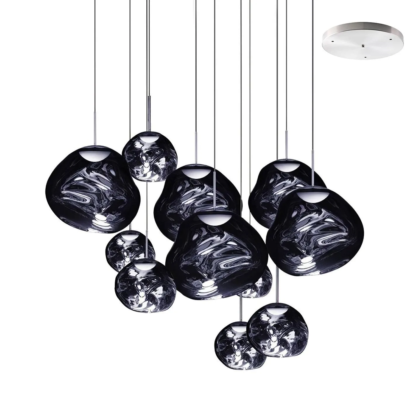 Multi Lava Round Pendant Lamp