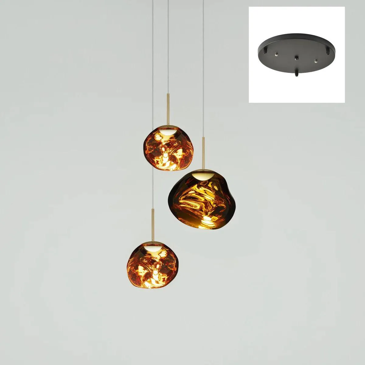 Multi Lava Round Pendant Lamp