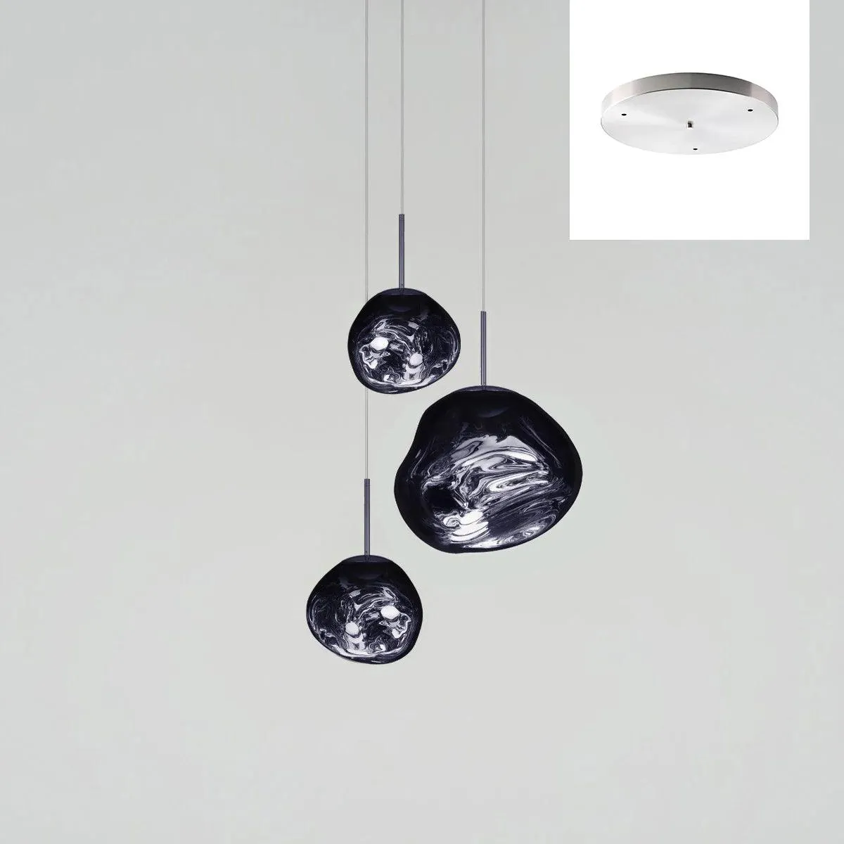 Multi Lava Round Pendant Lamp