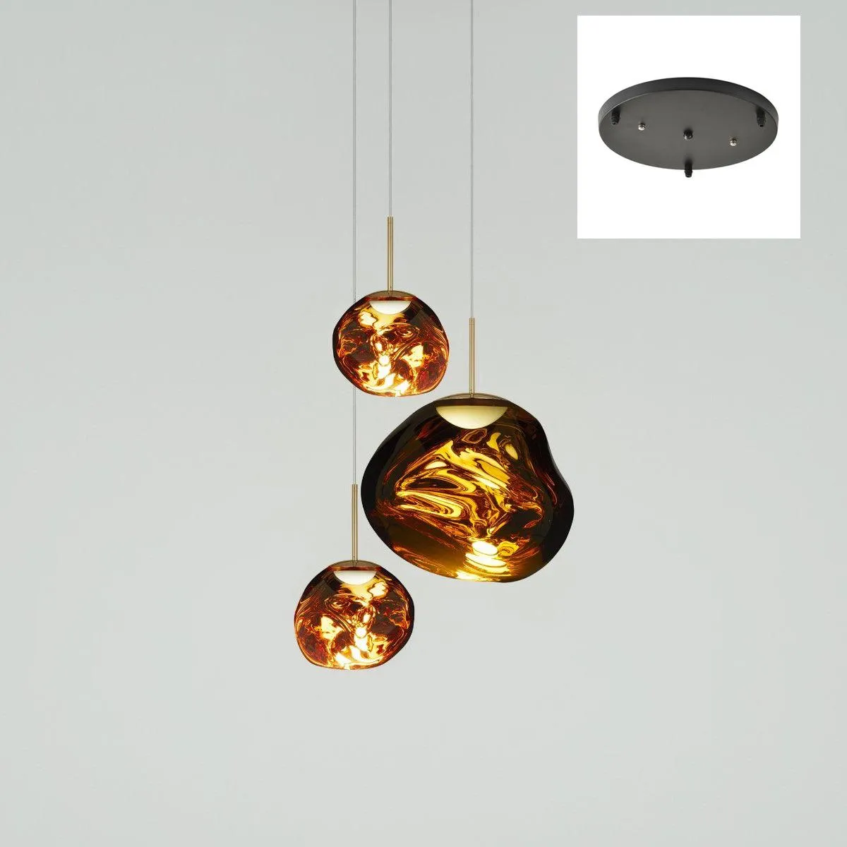 Multi Lava Round Pendant Lamp