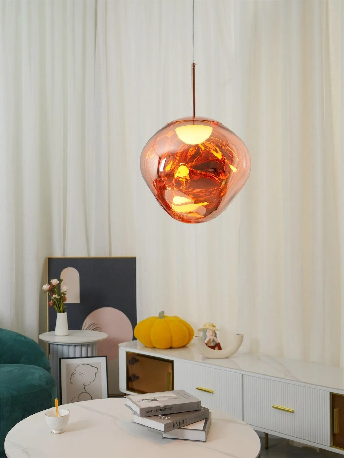 Multi Lava Round Pendant Lamp