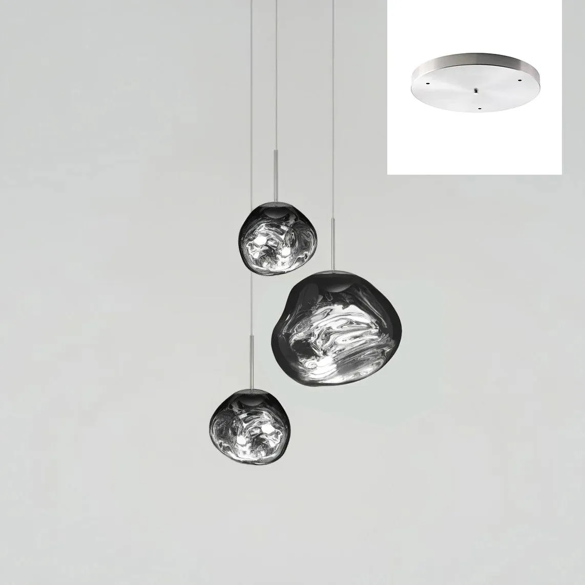 Multi Lava Round Pendant Lamp