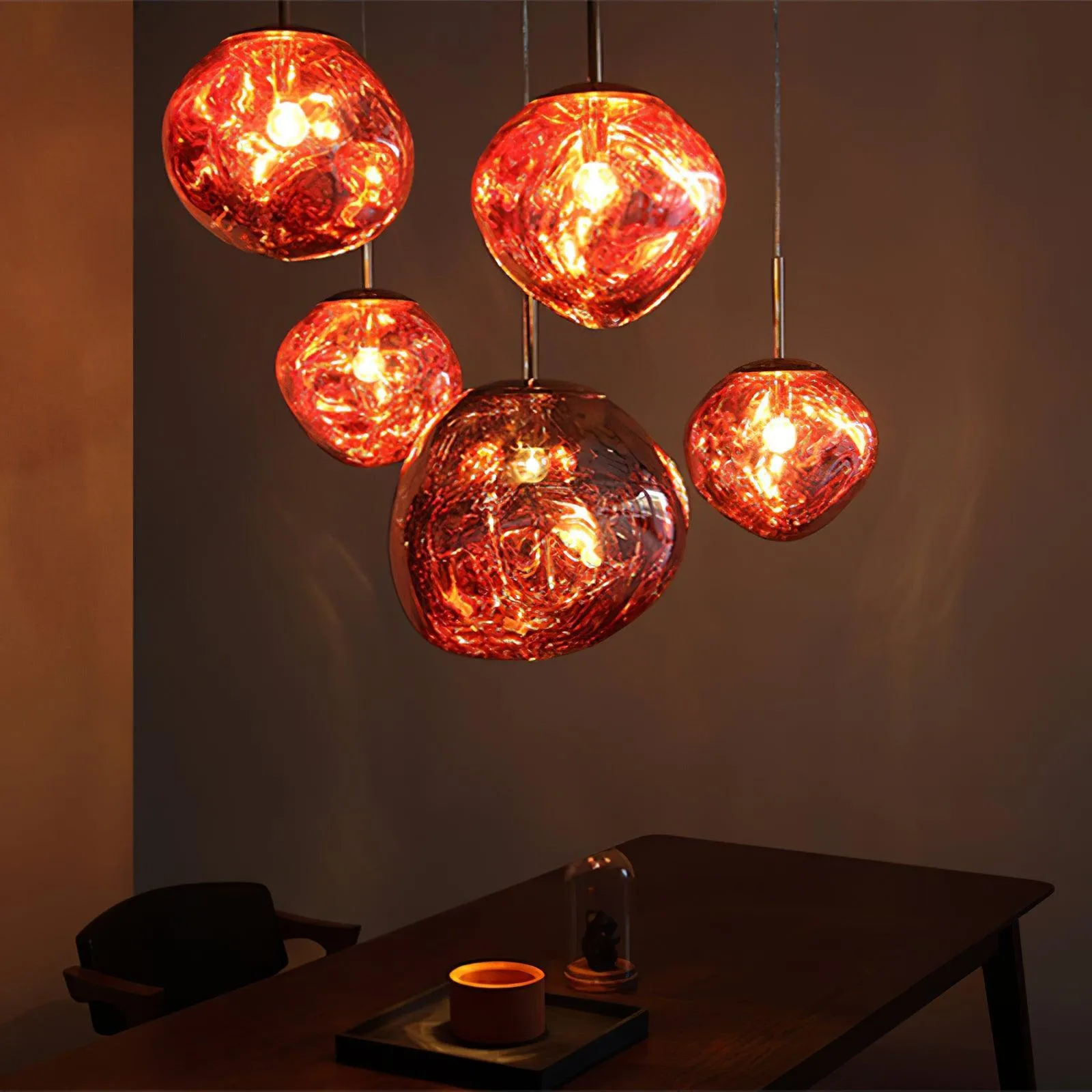 Multi Lava Round Pendant Lamp