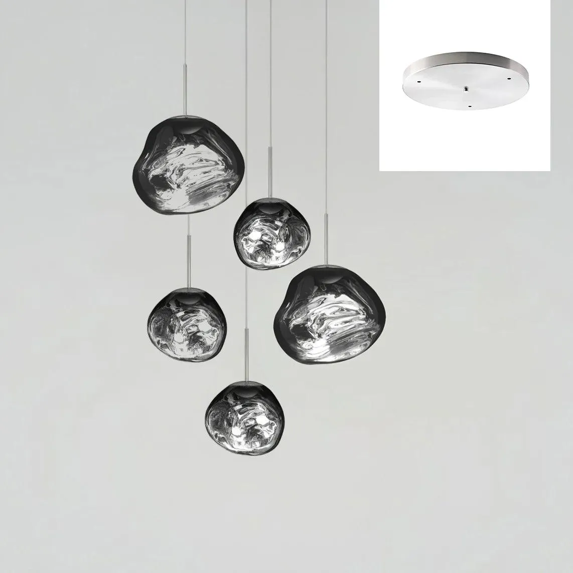 Multi Lava Round Pendant Lamp