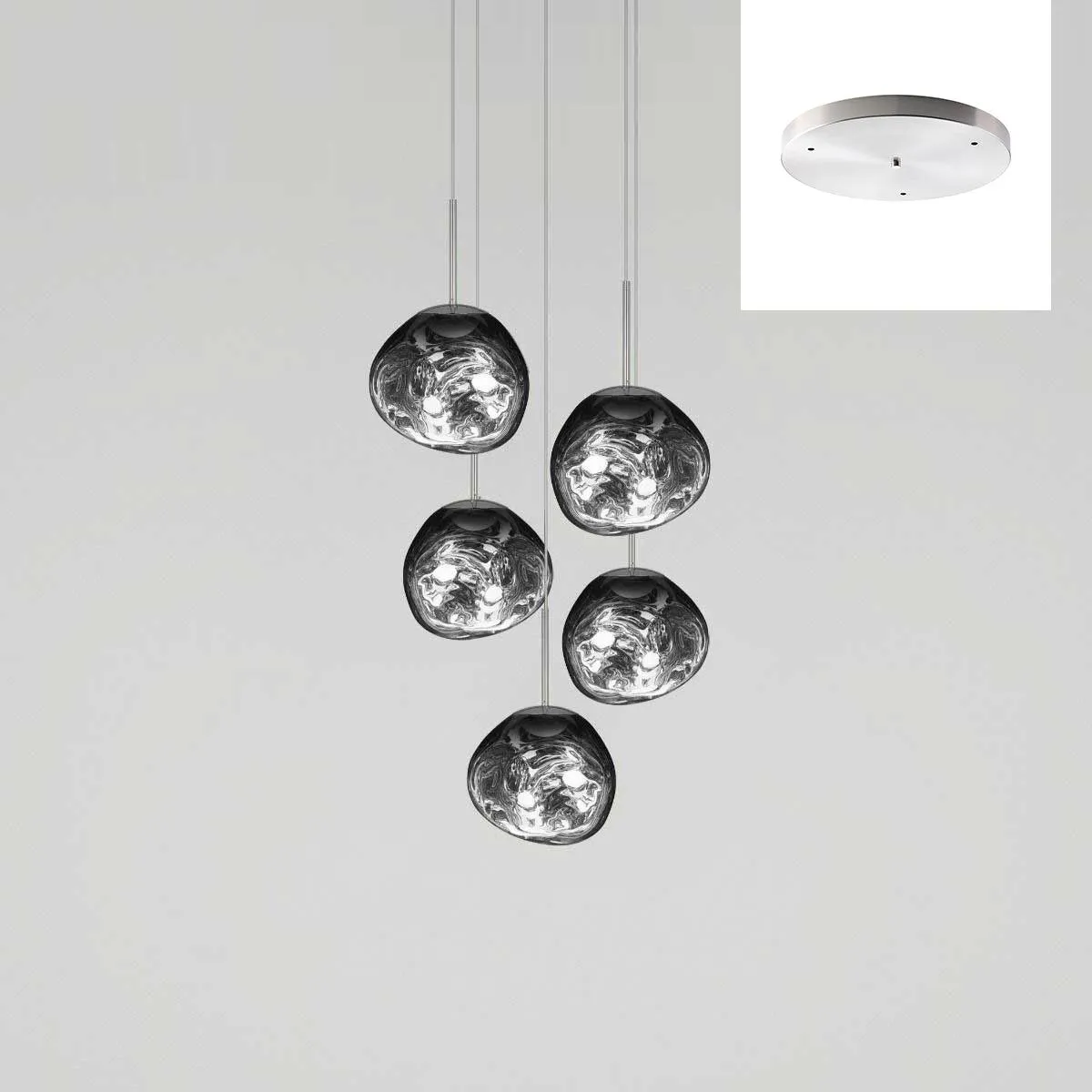 Multi Lava Round Pendant Lamp