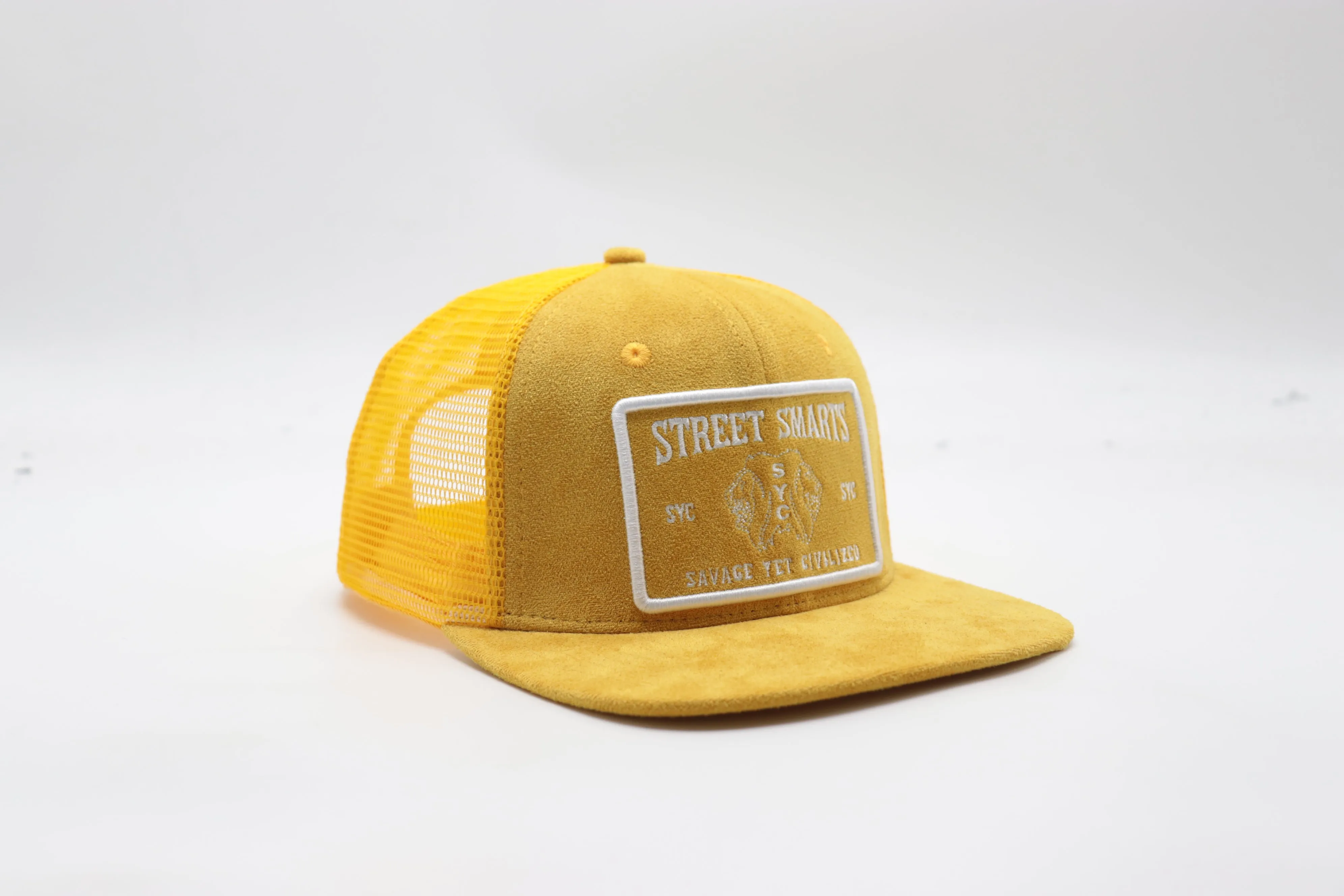 Mustard Suede Hat - Trucker Hat