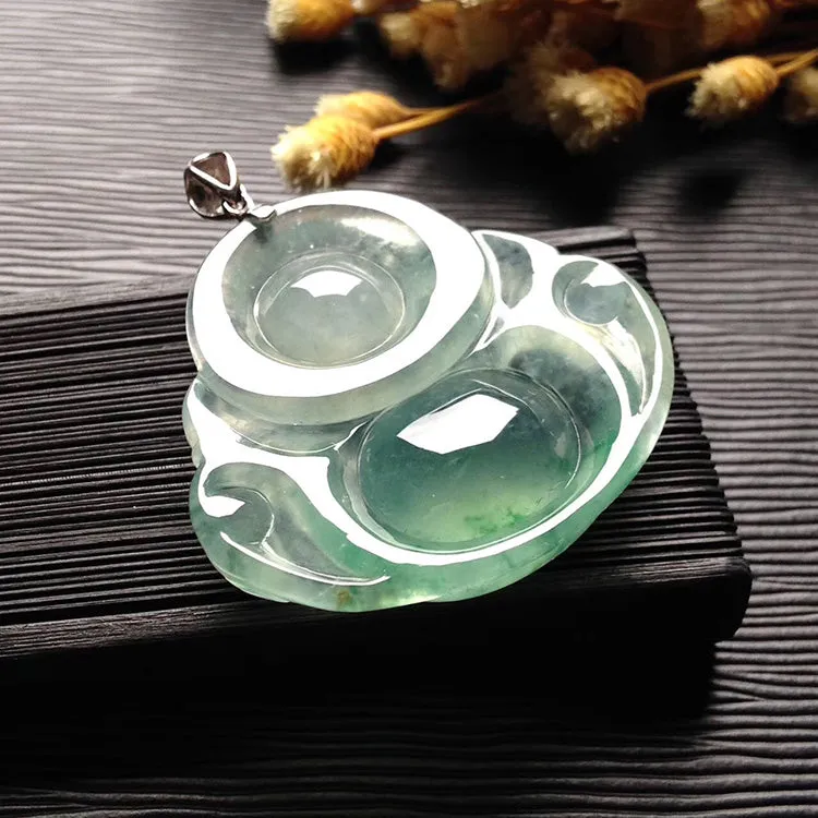 Natural Jade Pendant Jadeite Buddha Pendant PT362