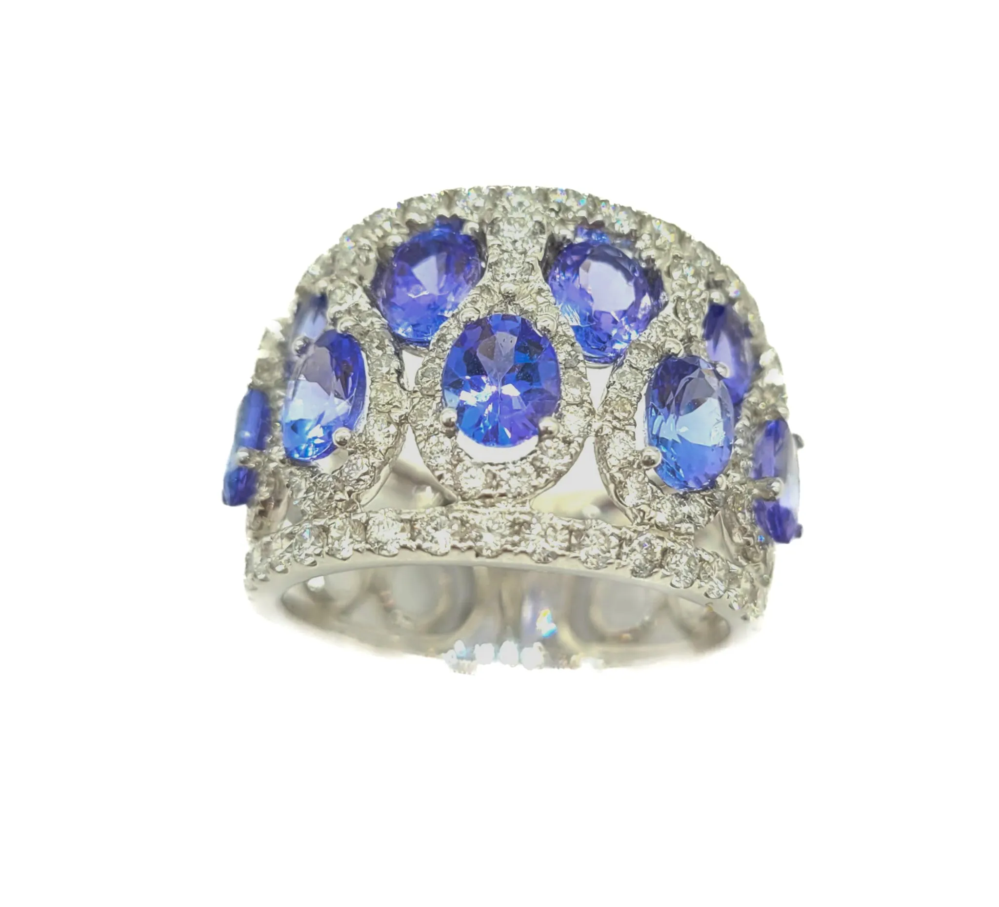 New Sapphire and Diamond Ring